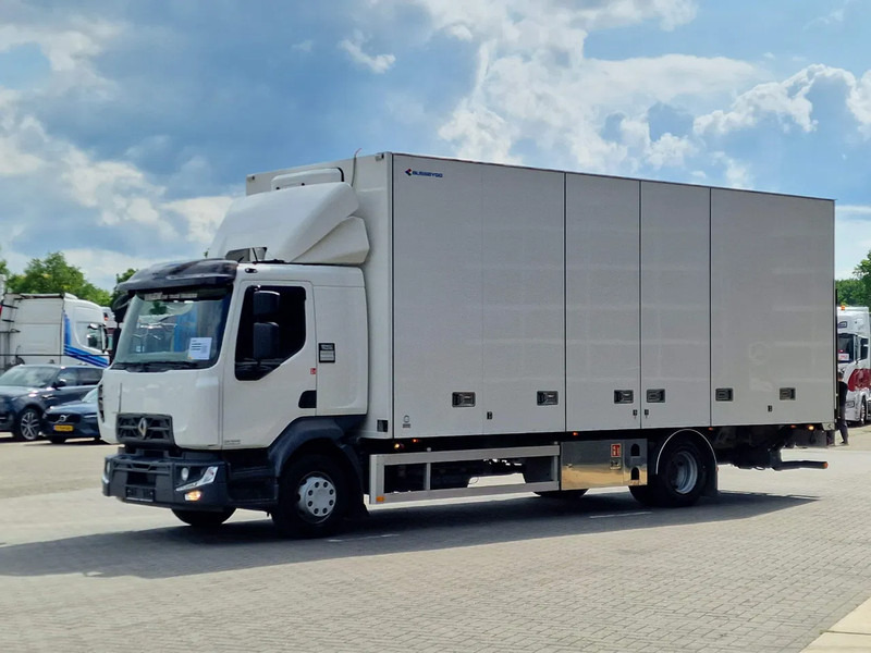 Renault D16 250 4x2 Box with side doors - Zepro loadlift - Euro 6 - Low KM - Sleepercab - Box truck: picture 3 Renault D16 250 4x2 Box with side doors - Zepro loadlift - Euro 6 - Low KM - Sleepercab - Box truck: picture 3