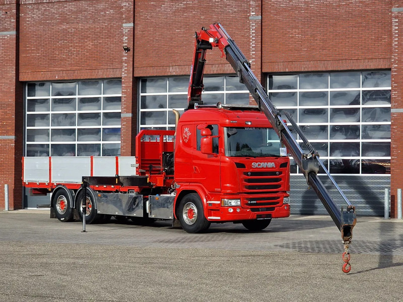 Scania G450 6x2*4 - HMF 2620 K5 Crane with remote - Retarder - Steering axle - Crane truck: picture 1 Scania G450 6x2*4 - HMF 2620 K5 Crane with remote - Retarder - Steering axle - Crane truck: picture 1