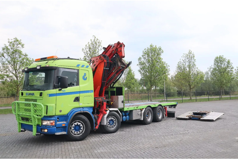 Scania R164-480 V8 8X4 | FASSI F600 | JIB | KRAN / CRANE - Crane truck: picture 4 Scania R164-480 V8 8X4 | FASSI F600 | JIB | KRAN / CRANE - Crane truck: picture 4