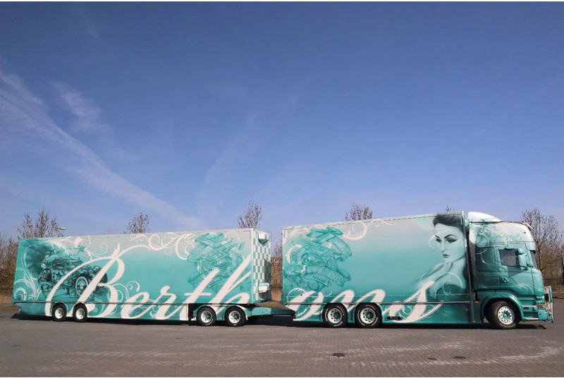 Box truck Scania R560 V8 | BERTHONS HOT ROD | CUSTOM SPECIAL TRUCK: picture 8