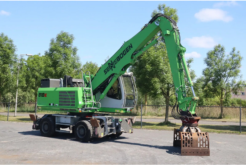 Waste/ Industry handler Sennebogen 818 M K9 ULM | SORTING GRAB | GOOD CONDITION: picture 5
