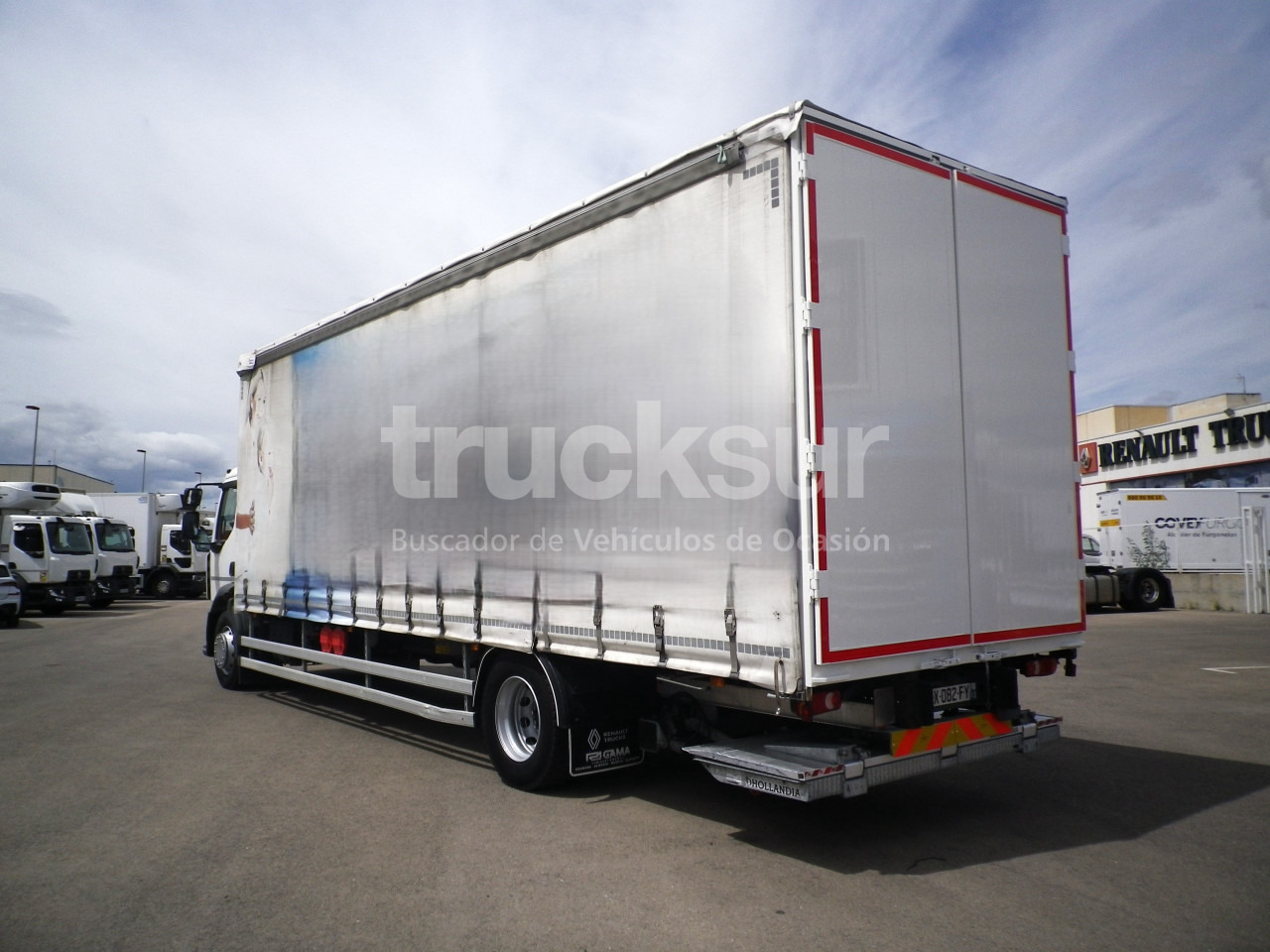 RENAULT D280.18  22P - Curtainsider truck: picture 5 RENAULT D280.18  22P - Curtainsider truck: picture 5