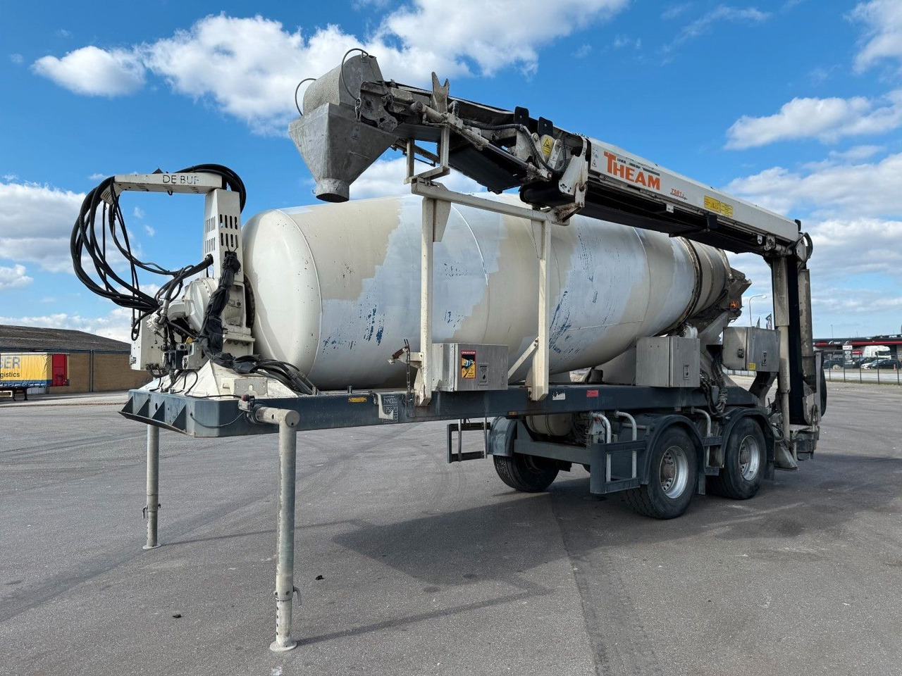 De Buf BM 12-36-2SPR w/ Belt Theam TSR15 / Beton - Concrete mixer semi-trailer: picture 2 De Buf BM 12-36-2SPR w/ Belt Theam TSR15 / Beton - Concrete mixer semi-trailer: picture 2