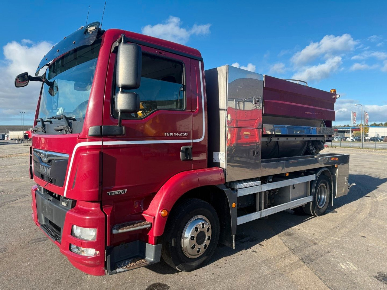 MAN TGM 14.250 VM-Tarm Stainless Steel 5600 l. Kombi - Vacuum truck: picture 1 MAN TGM 14.250 VM-Tarm Stainless Steel 5600 l. Kombi - Vacuum truck: picture 1