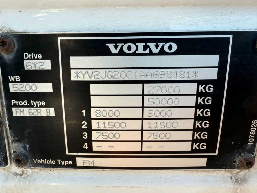 Tank truck Volvo FM460 8x2*6 24.000 l. ADR Tank Volvo FM460 8x2*6 24.000 l. ADR Tanktruck: picture 18