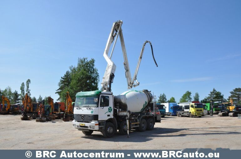 Mercedes-Benz Actros Putzmeistere 24m, NEW PUMP Cylinder - Concrete mixer truck: picture 1 Mercedes-Benz Actros Putzmeistere 24m, NEW PUMP Cylinder - Concrete mixer truck: picture 1