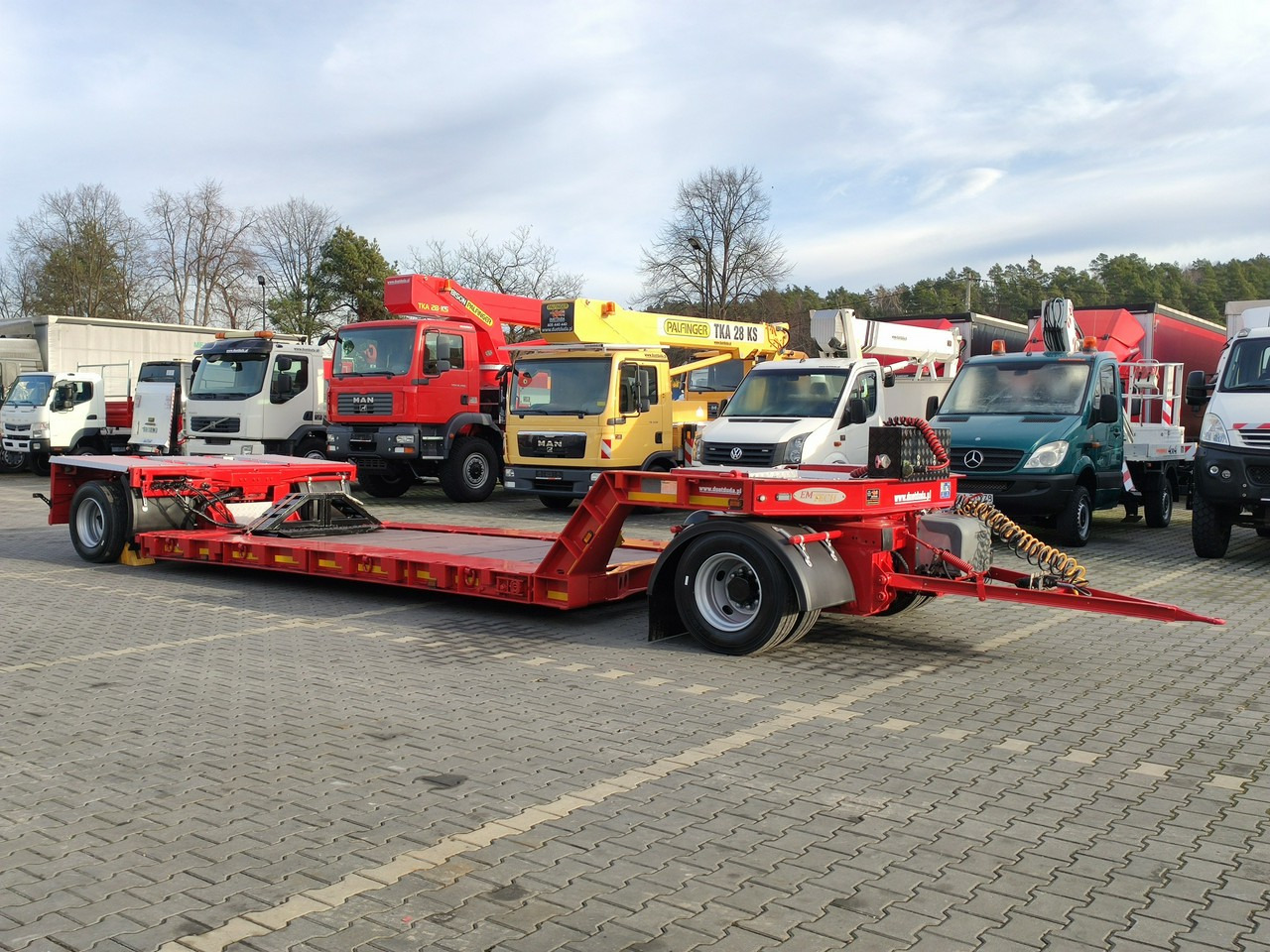 EMTECH PCN 18 PNZ-S Tiefbett zagłębiana Rozsuwana UNIKAT JAK NOWA - Low loader trailer: picture 3 EMTECH PCN 18 PNZ-S Tiefbett zagłębiana Rozsuwana UNIKAT JAK NOWA - Low loader trailer: picture 3