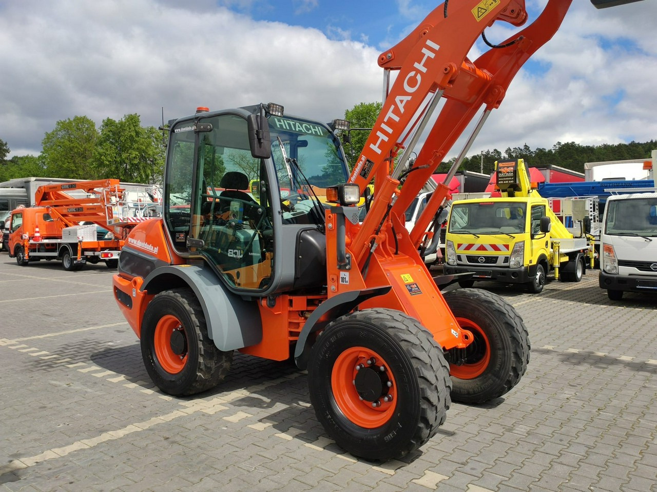 Wheel loader Hitachi ZW75 Wheel Loader Szybko-Złącze Widły Stan Bardzo Dobry: picture 8