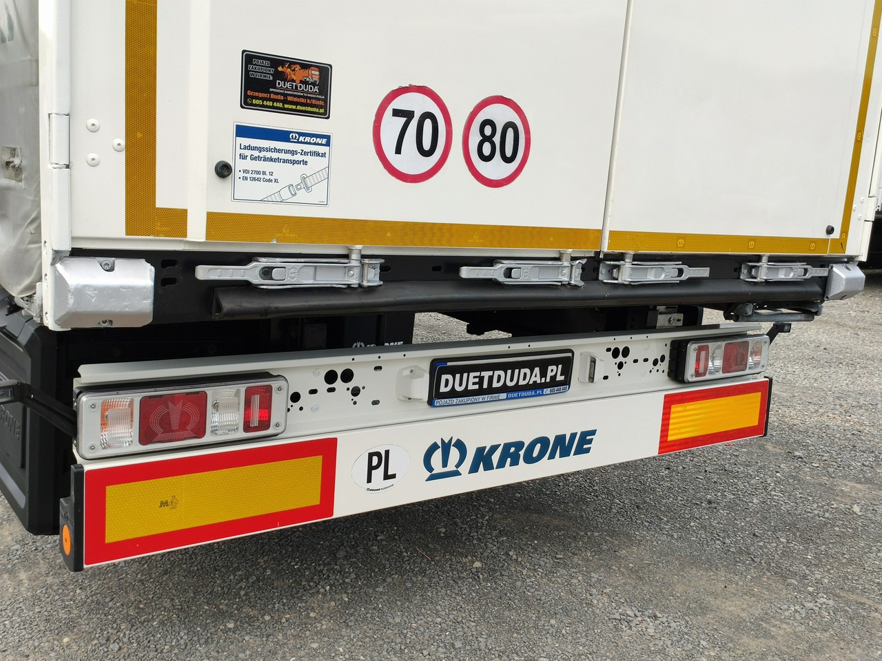 Curtainsider semi-trailer Krone Standard OŚ Podnoszona SAF 2017r: picture 7