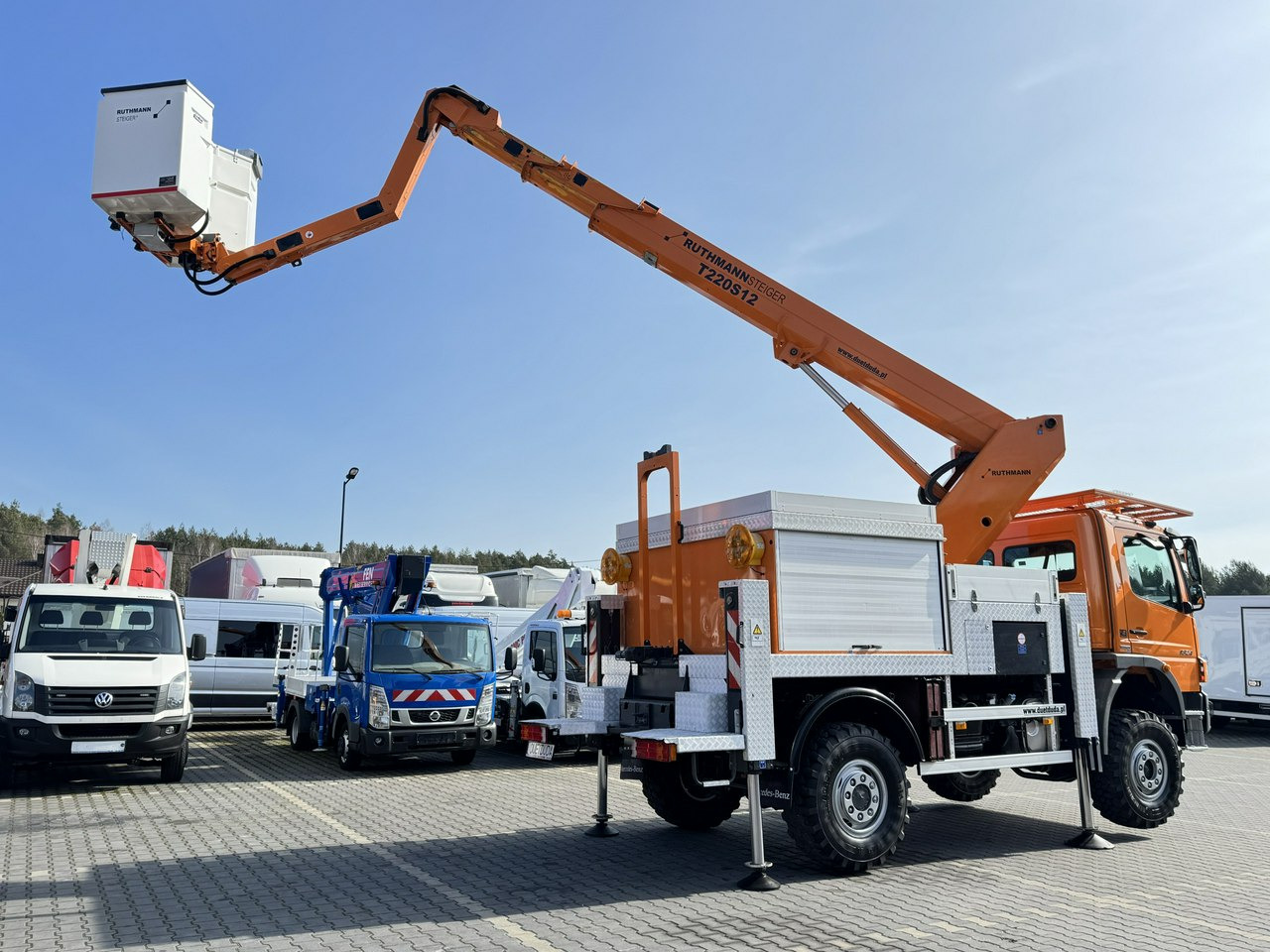 Mercedes Atego 1324 4x4 Zwyżka RUTHMANN STEIGER T220S12 Podnośnik Koszowy on lease Mercedes Atego 1324 4x4 Zwyżka RUTHMANN STEIGER T220S12 Podnośnik Koszowy: picture 19