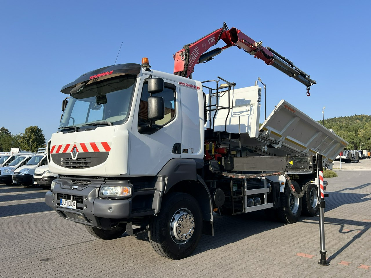 Renault Kerax 26.390 6x4 Mocny HDS FASSI F170 Sterowanie Radiowe - Tipper, Crane truck: picture 1 Renault Kerax 26.390 6x4 Mocny HDS FASSI F170 Sterowanie Radiowe - Tipper, Crane truck: picture 1