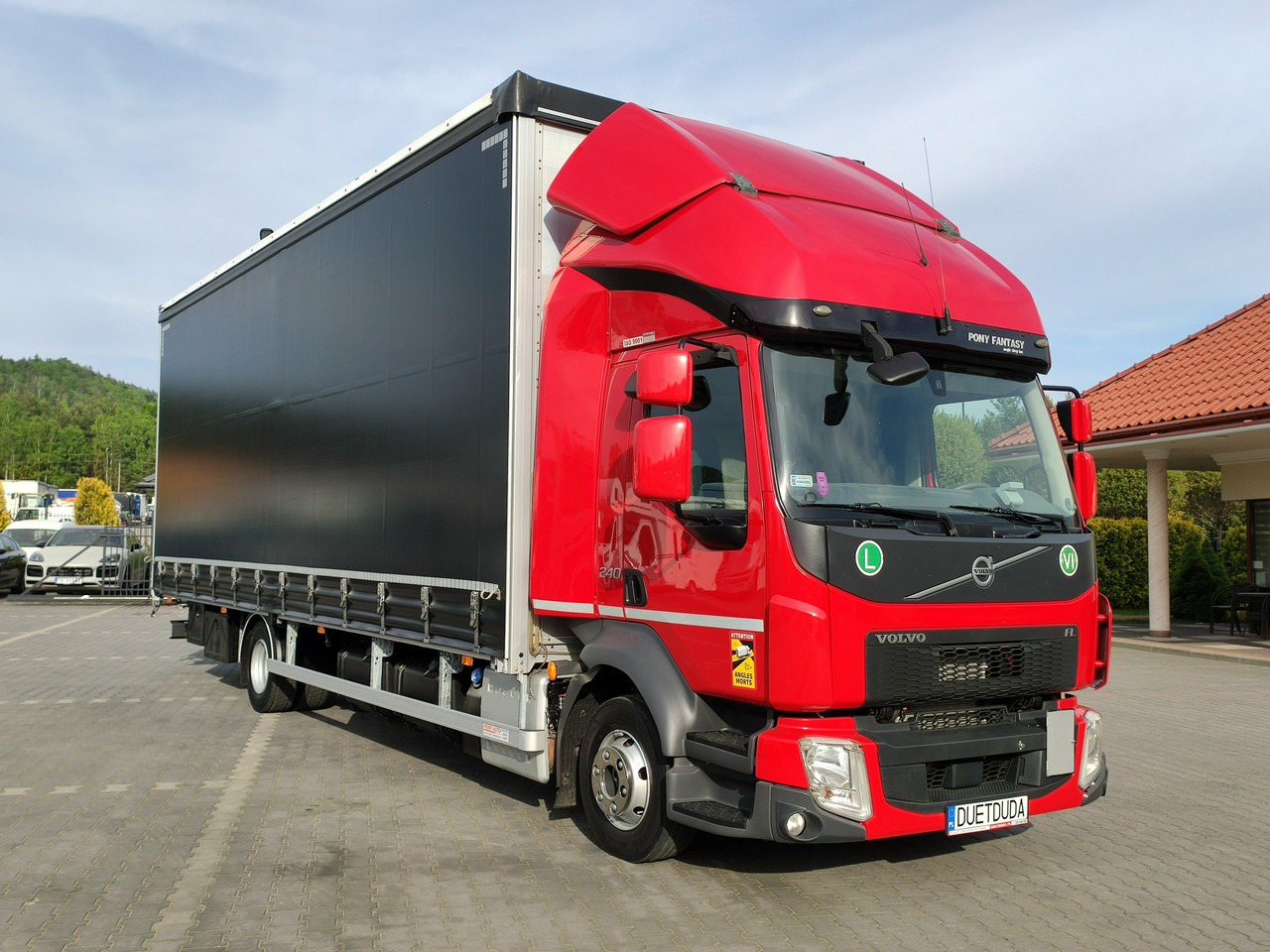 Volvo FL12.240 E6 Firana Tył Drzwi Dach Zsuwany Bogato Wyposażony !!! - Curtainsider truck: picture 3 Volvo FL12.240 E6 Firana Tył Drzwi Dach Zsuwany Bogato Wyposażony !!! - Curtainsider truck: picture 3