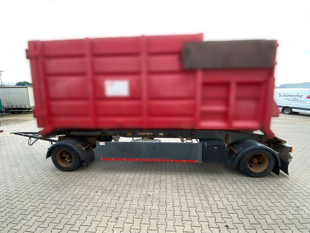 Hüffermann HSA 18.7| pneum.Verriegelung*BPW*Zwillingsreifen - Roll-off/ Skip trailer: picture 4 Hüffermann HSA 18.7| pneum.Verriegelung*BPW*Zwillingsreifen - Roll-off/ Skip trailer: picture 4