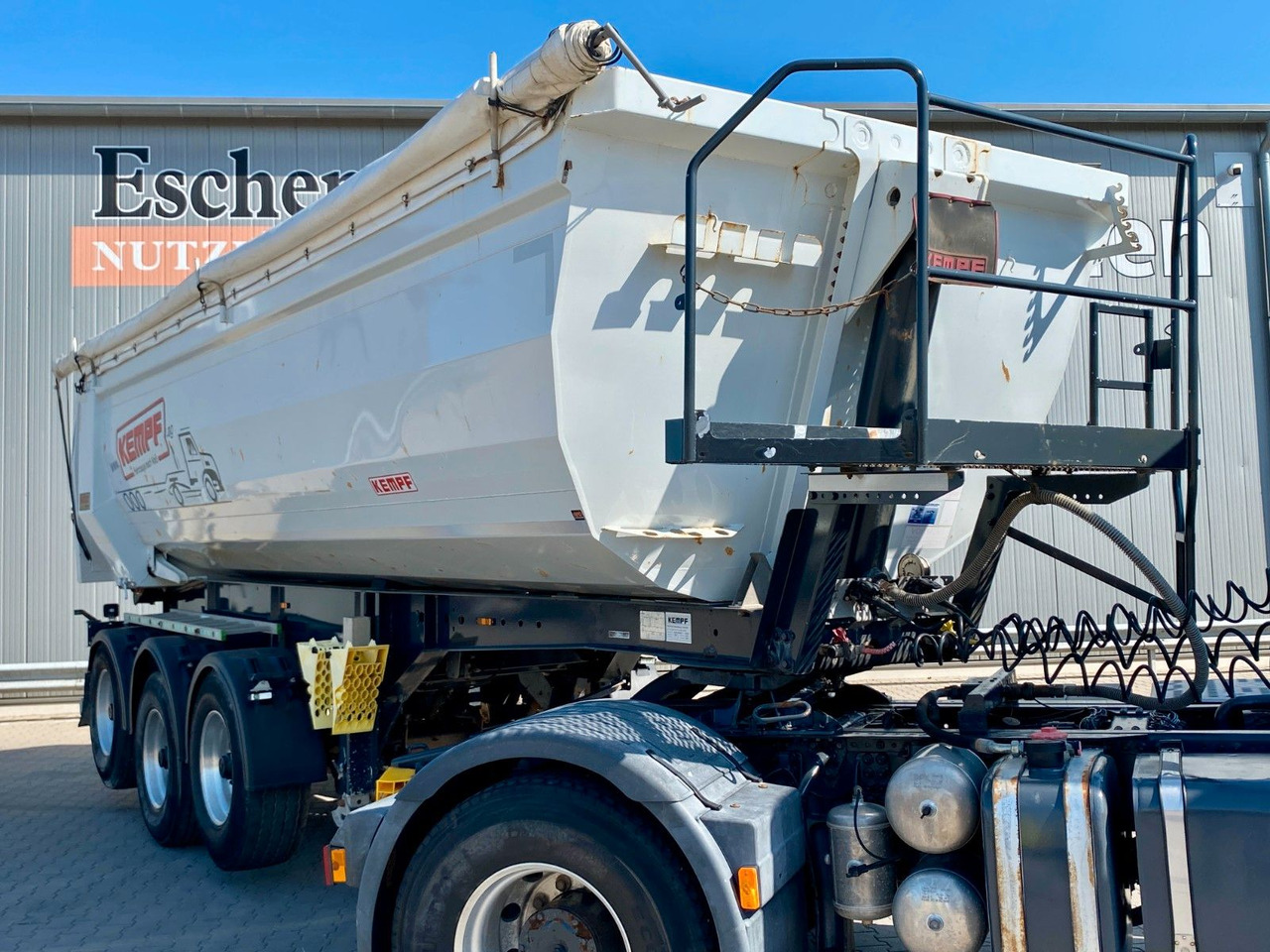 Tipper semi-trailer Kempf SKM 35/3 | Stahl 27m³*1+3.Achse liftbar*BPW*EBS: picture 10