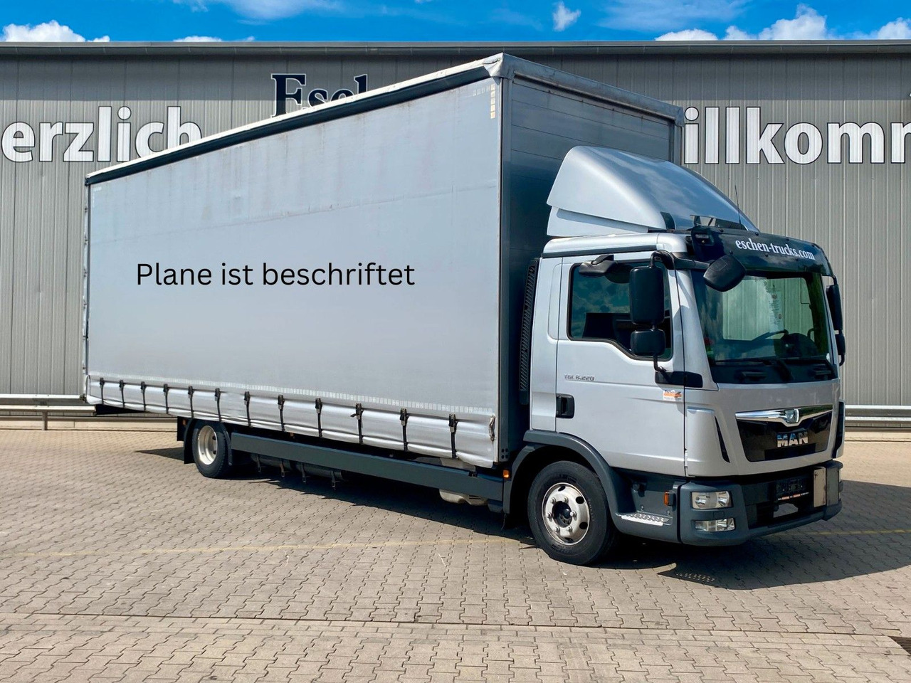 Curtainsider truck MAN TGL 8.220 I Pritsche Plane*Klima*2Tank*Automatik: picture 7