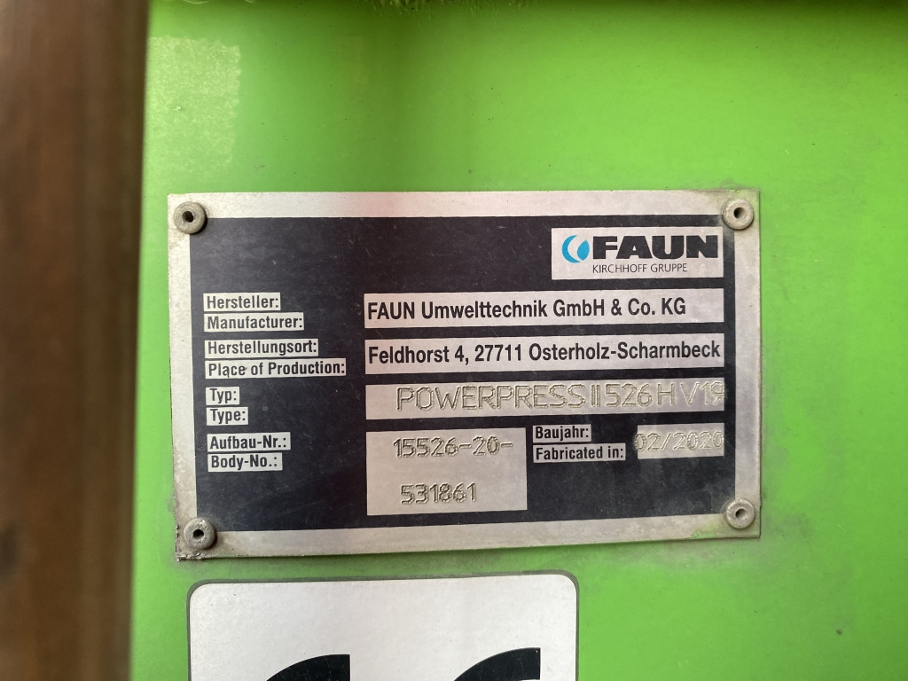 Mercedes-Benz 2533 L 6x2 - Garbage truck: picture 3 Mercedes-Benz 2533 L 6x2 - Garbage truck: picture 3