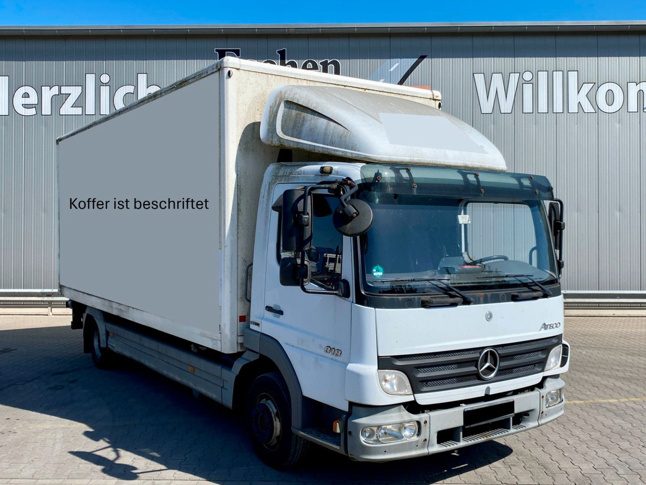 Box van Mercedes-Benz 818 Atego | MBB LBW 1,00to.*3x Sitze*AHK*Teppich: picture 7