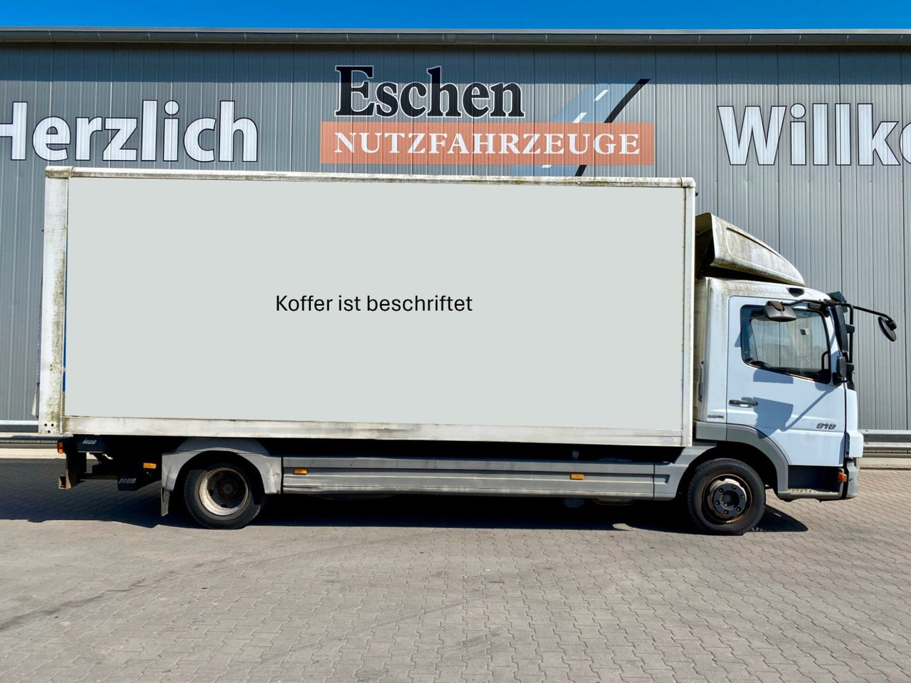 Box van Mercedes-Benz 818 Atego | MBB LBW 1,00to.*3x Sitze*AHK*Teppich: picture 6