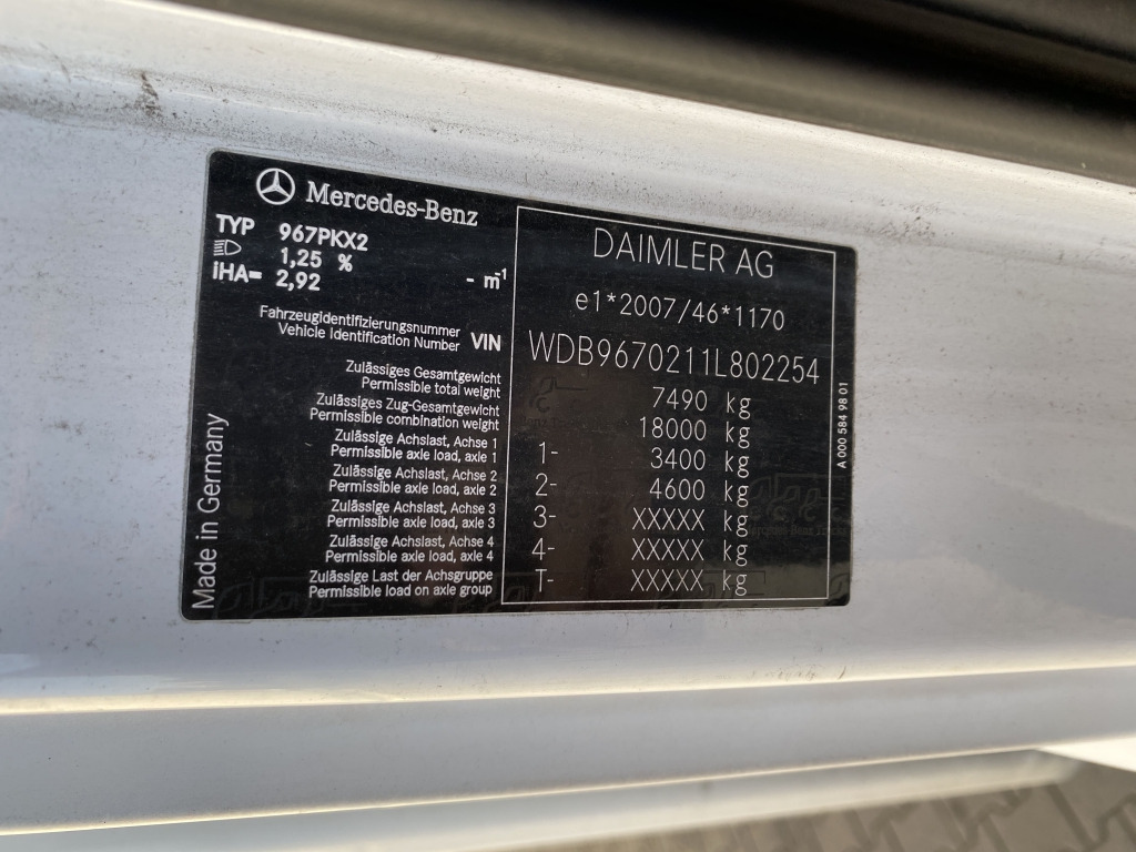 Mercedes-Benz 818 L Atego / BÄR-LBW - Box truck: picture 4 Mercedes-Benz 818 L Atego / BÄR-LBW - Box truck: picture 4