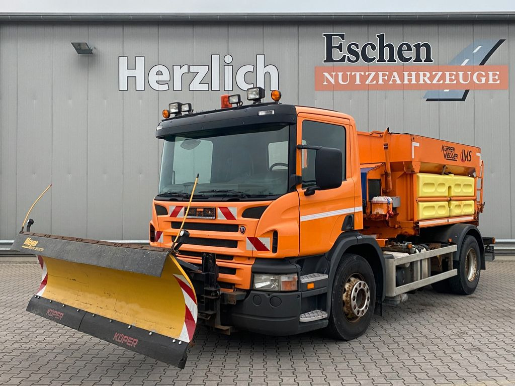 Scania P 230 | Winterdienst*Salzstreuer/Küpper-Weisser - Dropside/ Flatbed truck: picture 1 Scania P 230 | Winterdienst*Salzstreuer/Küpper-Weisser - Dropside/ Flatbed truck: picture 1