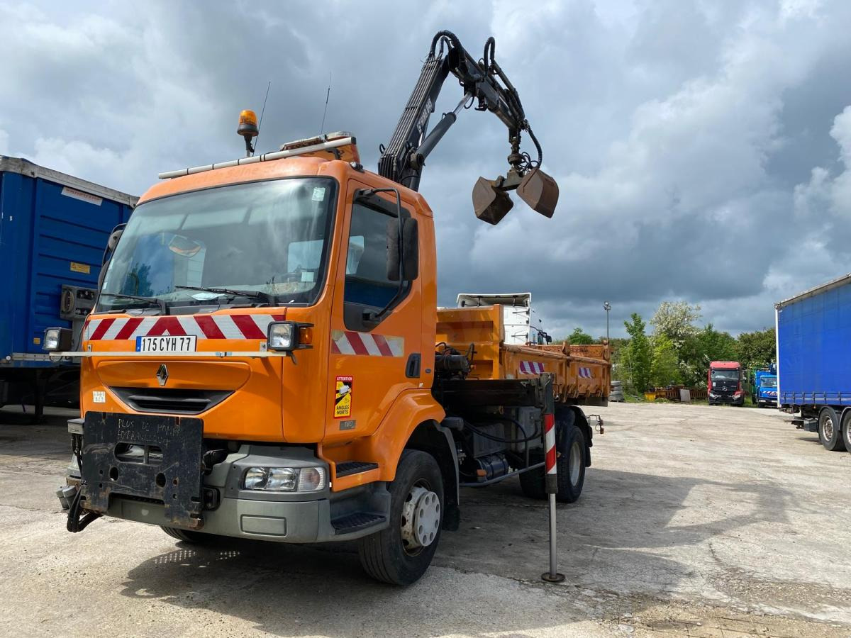 Renault Midlum 180 - Tipper, Crane truck: picture 4 Renault Midlum 180 - Tipper, Crane truck: picture 4