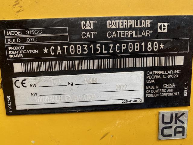 Cat 315 GC - Crawler excavator: picture 5 Cat 315 GC - Crawler excavator: picture 5