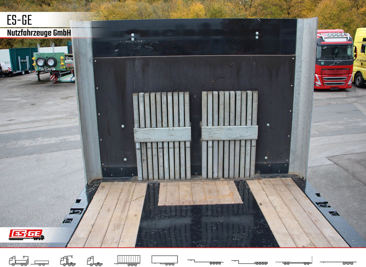 Dropside/ Flatbed semi-trailer ES-GE 2-Achs-Sattelanhänger: picture 9