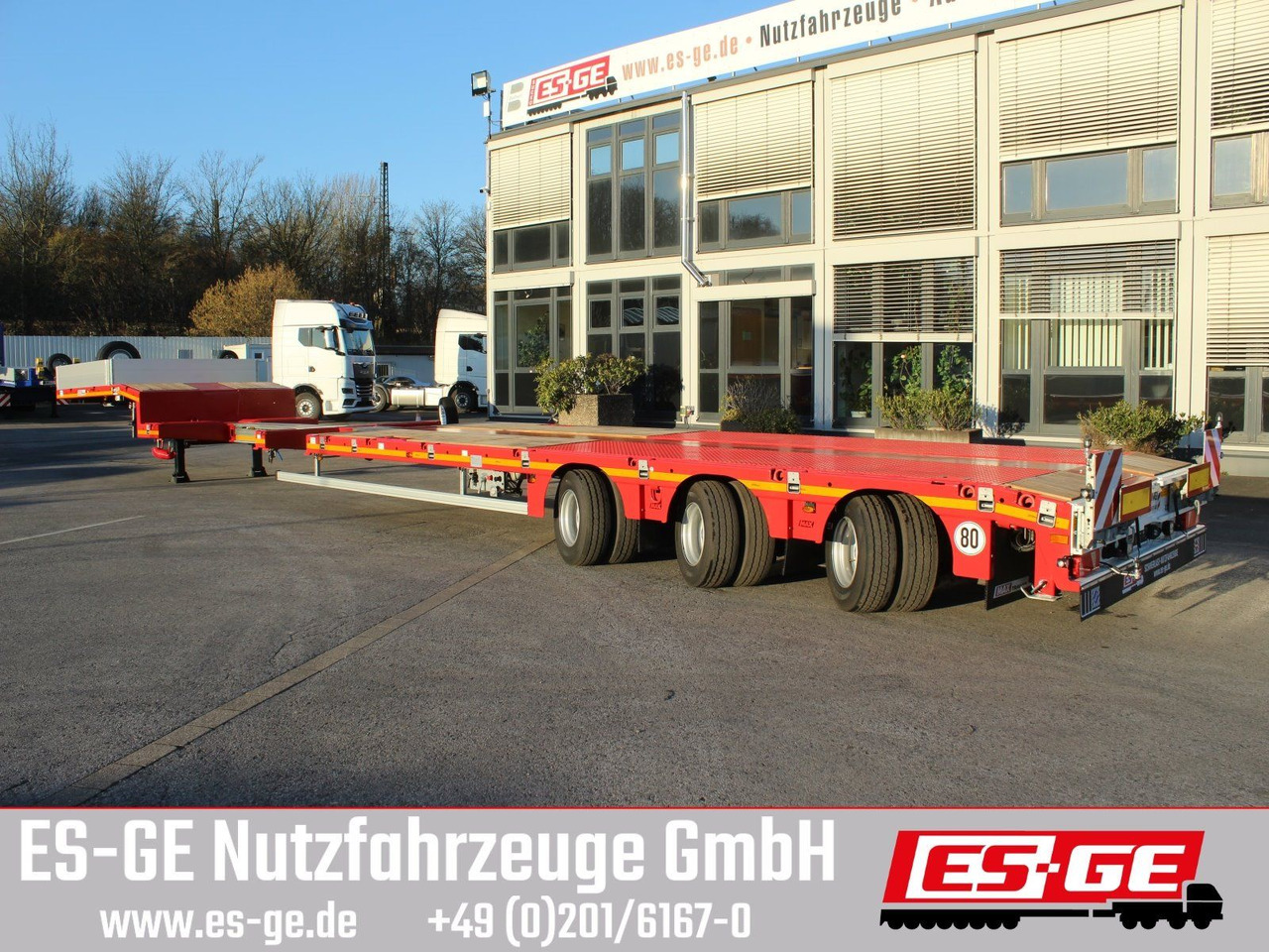 Faymonville MAX Trailer MAX110 Semi-Tieflader - Low loader semi-trailer: picture 1 Faymonville MAX Trailer MAX110 Semi-Tieflader - Low loader semi-trailer: picture 1