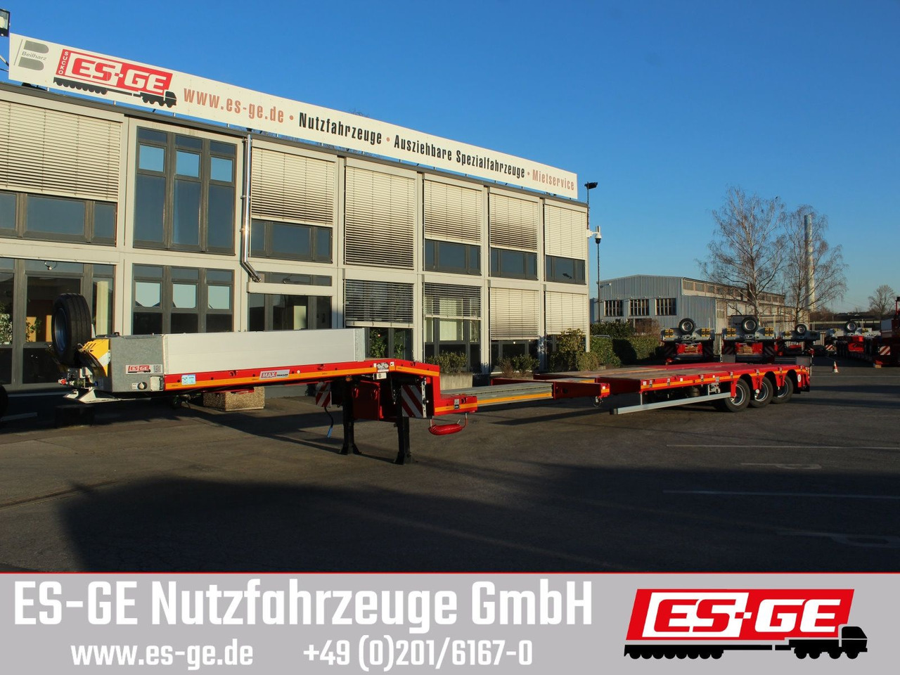 Faymonville MAX Trailer MAX110 Semi-Tieflader - Low loader semi-trailer: picture 2 Faymonville MAX Trailer MAX110 Semi-Tieflader - Low loader semi-trailer: picture 2