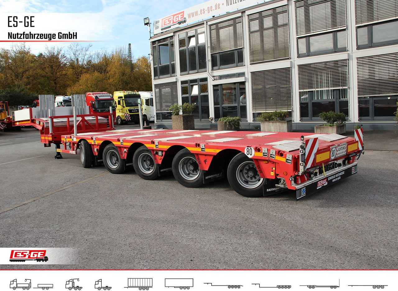 Faymonville Multimax Satteltieflader - hydr. gelenkt - Low loader semi-trailer: picture 1 Faymonville Multimax Satteltieflader - hydr. gelenkt - Low loader semi-trailer: picture 1