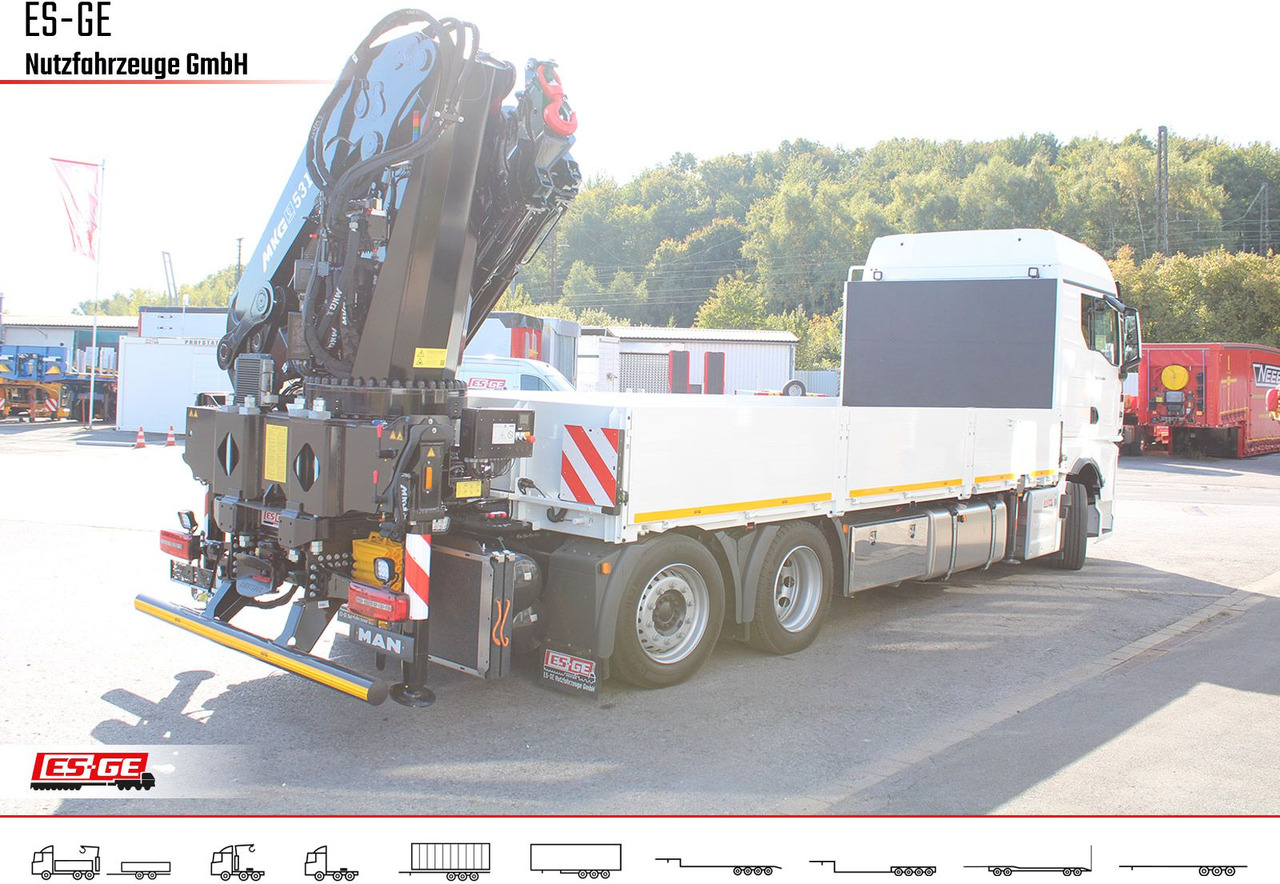 MAN TGX 26.480 6x2-4 LL, MKG-Ladekran HLK531 a5 - Dropside/ Flatbed truck, Crane truck: picture 4 MAN TGX 26.480 6x2-4 LL, MKG-Ladekran HLK531 a5 - Dropside/ Flatbed truck, Crane truck: picture 4