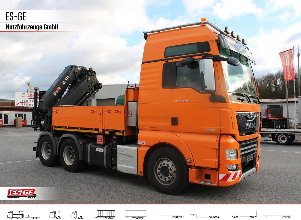 MAN TGX 26.540 + HIABV-Ladekran 477E-4 HIPRO MAN TGX 26.540 + HIABV-Ladekran 477E-4 HIPRO - Dropside/ Flatbed truck, Crane truck: picture 3 MAN TGX 26.540 + HIABV-Ladekran 477E-4 HIPRO MAN TGX 26.540 + HIABV-Ladekran 477E-4 HIPRO - Dropside/ Flatbed truck, Crane truck: picture 3