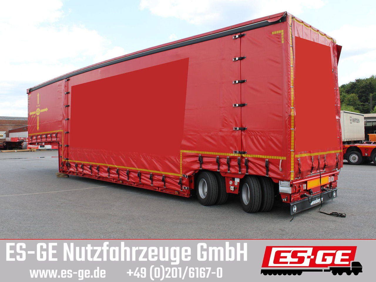 Meusburger 2-Achs-Jumbo-Tiefbett, verbreiterbar - Low loader semi-trailer: picture 1 Meusburger 2-Achs-Jumbo-Tiefbett, verbreiterbar - Low loader semi-trailer: picture 1