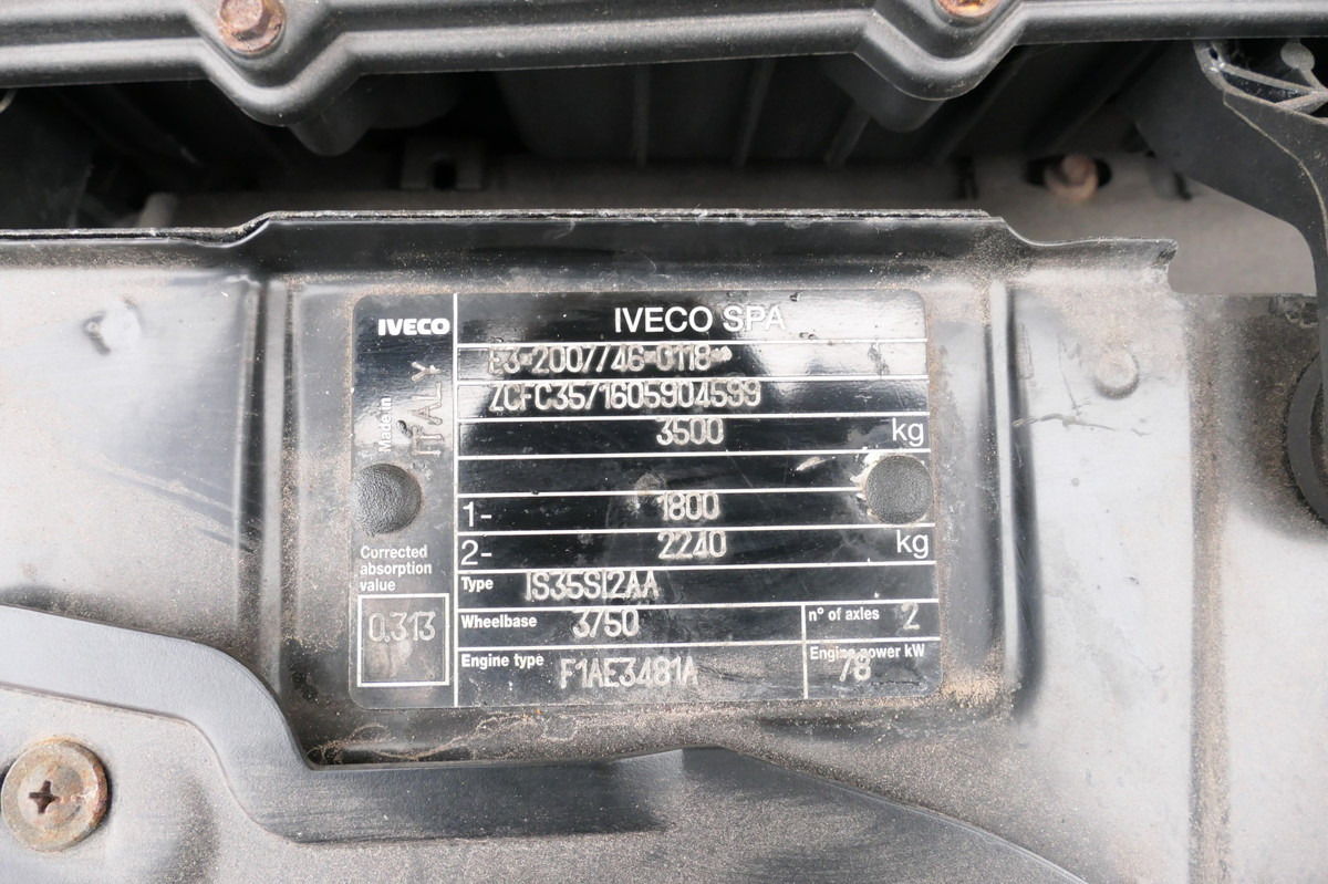 Box van IVECO Daily 35 S11 C30C AUTOMATIK KAMERA MAXI Regale L: picture 14