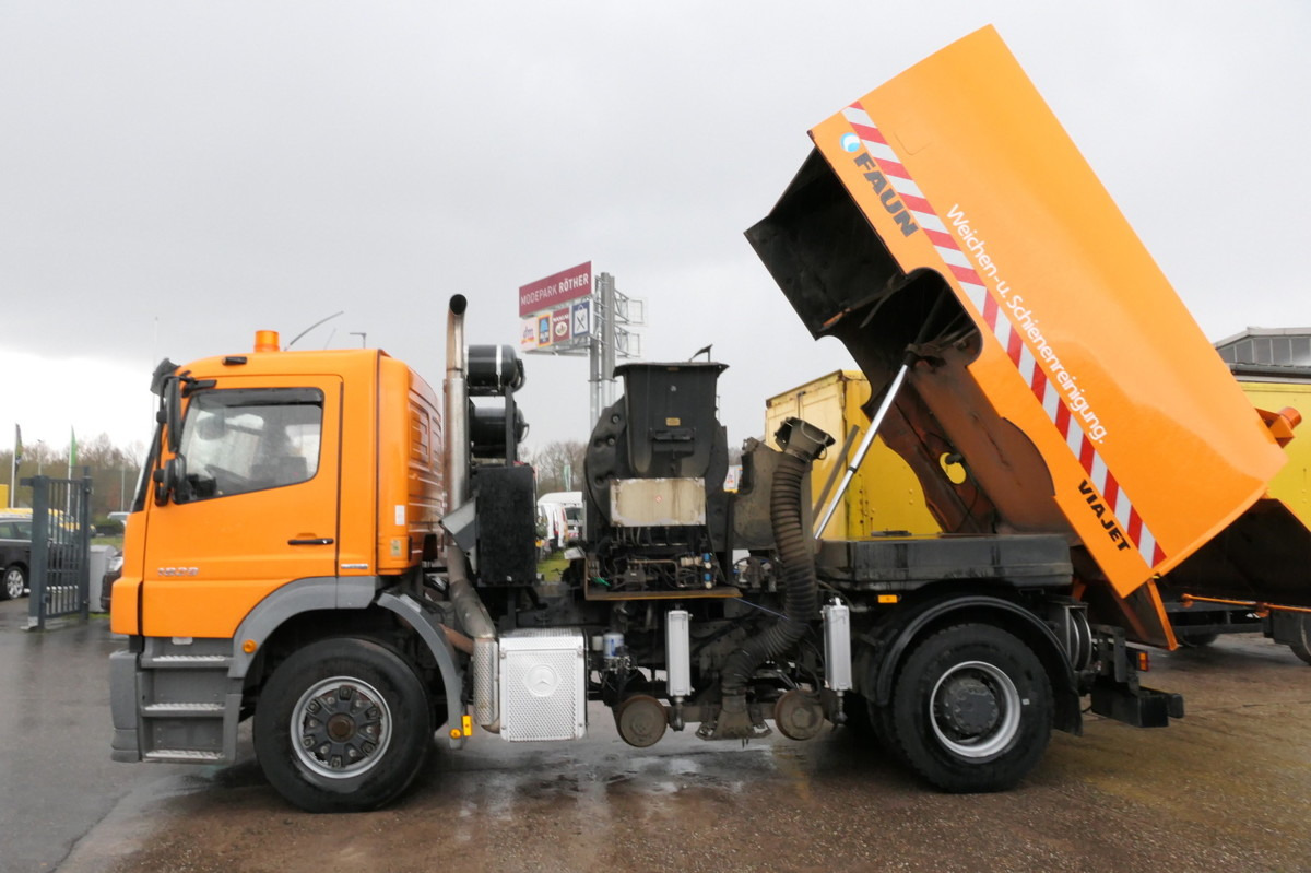 MERCEDES-BENZ 1829 Axor-R KLIMA FAUN Zweiwege-Schienenreiniger - Road sweeper: picture 1 MERCEDES-BENZ 1829 Axor-R KLIMA FAUN Zweiwege-Schienenreiniger - Road sweeper: picture 1