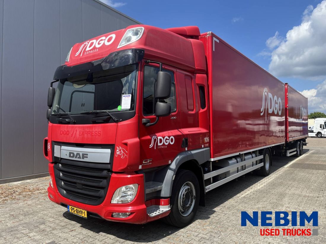 DAF CF 400 4X2 + Wecon Trailer - Box truck: picture 1 DAF CF 400 4X2 + Wecon Trailer - Box truck: picture 1