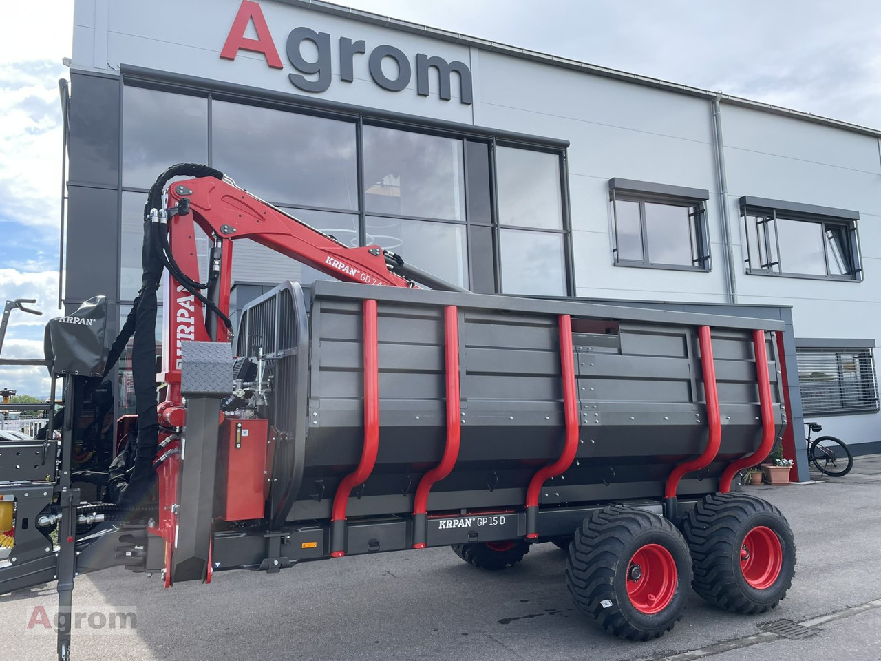 Krpan GP 15 D + Kran 7,4 K - Forestry trailer: picture 2 Krpan GP 15 D + Kran 7,4 K - Forestry trailer: picture 2
