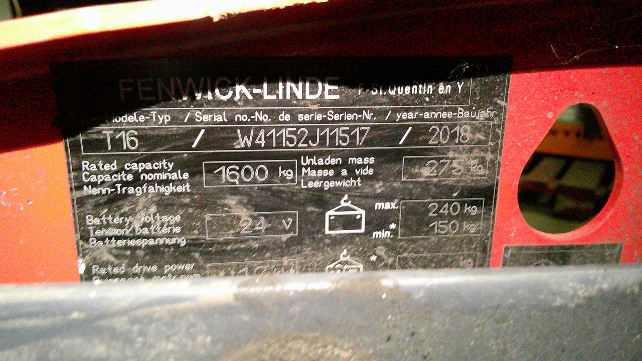 LINDE T16 - Pallet truck: picture 2 LINDE T16 - Pallet truck: picture 2