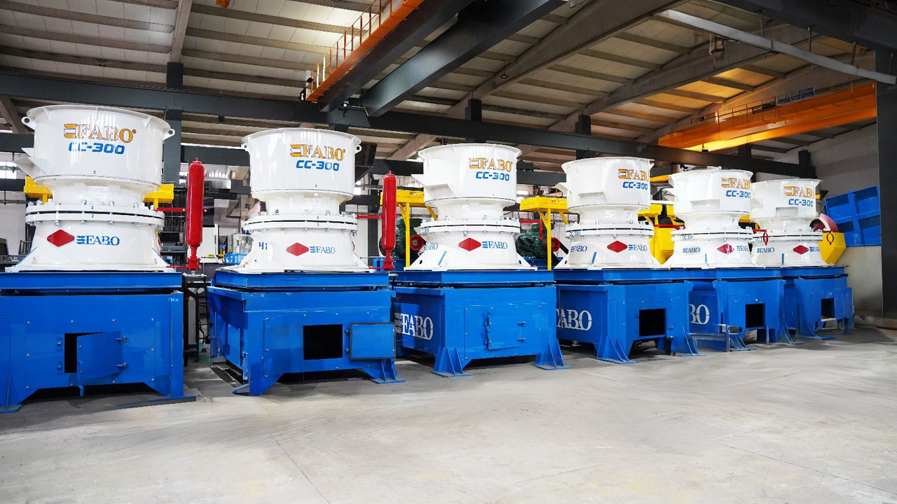 FABO CC-300 SERIES 300-400 TPH CONE CRUSHER - Cone crusher: picture 1 FABO CC-300 SERIES 300-400 TPH CONE CRUSHER - Cone crusher: picture 1