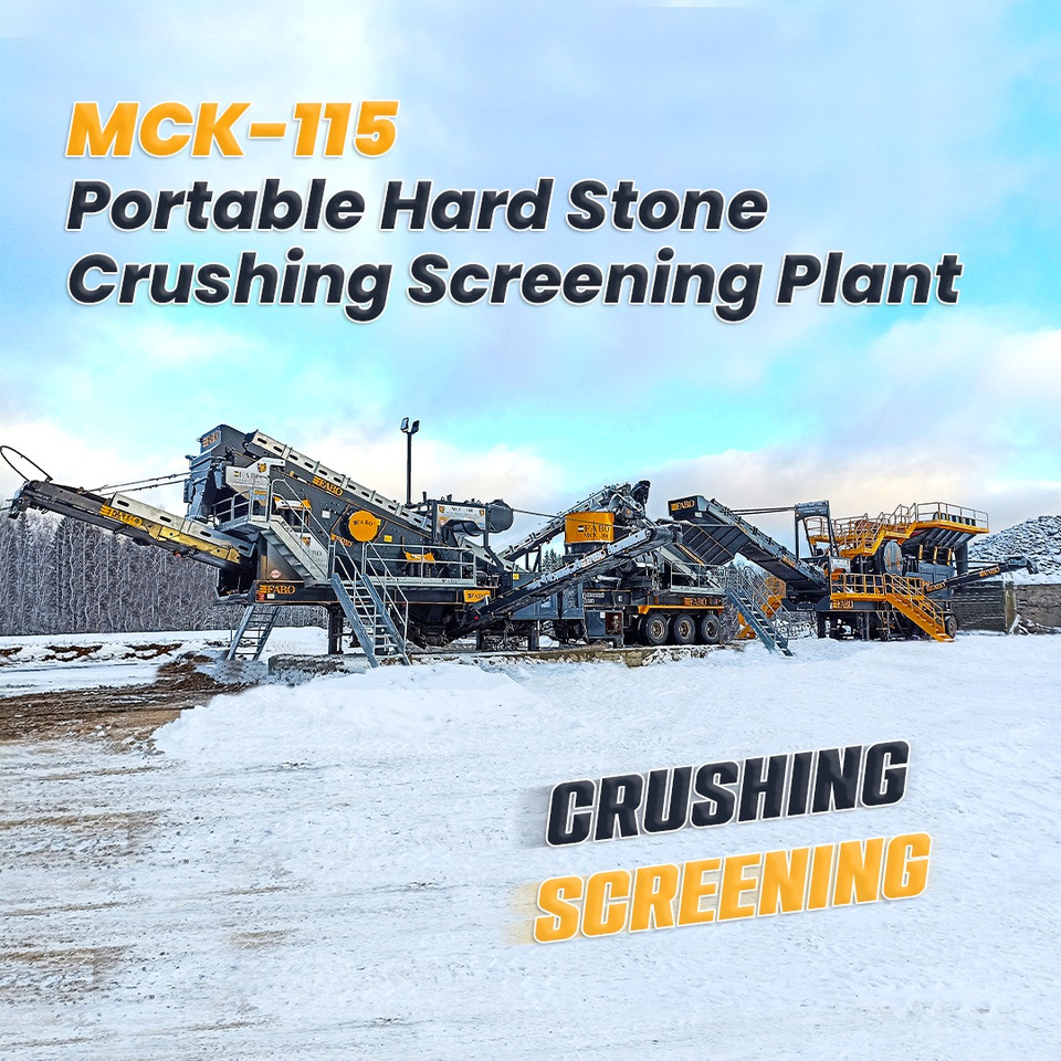 FABO MCK-115 MOBILE CRUSHING & SCREENING PLANT - Mobile crusher: picture 1 FABO MCK-115 MOBILE CRUSHING & SCREENING PLANT - Mobile crusher: picture 1