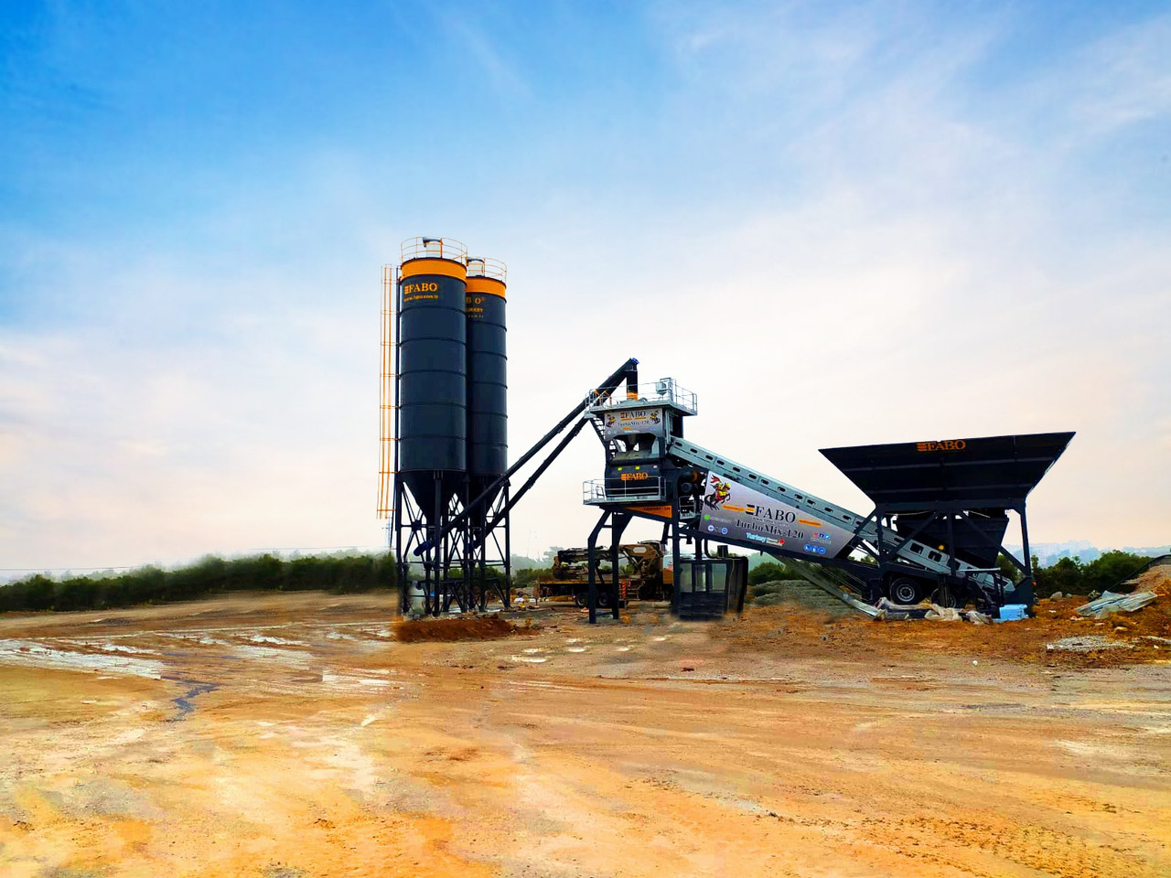 New Concrete plant FABO mobile concrete batching plant: picture 7