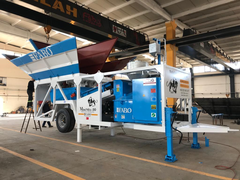 FABO mobile concrete batching plant - Concrete plant: picture 2 FABO mobile concrete batching plant - Concrete plant: picture 2