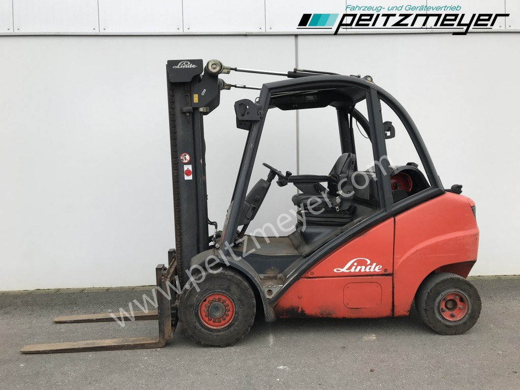 LPG forklift LINDE Gabelstapler H 35 T Gas + Seitenschieber: picture 8