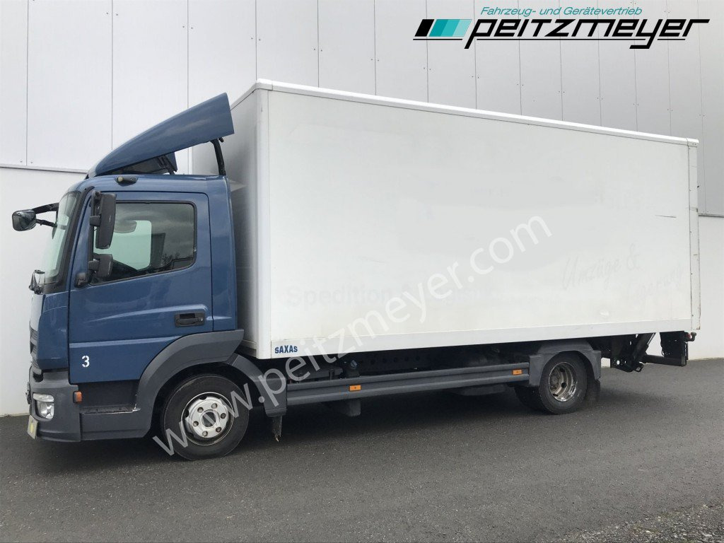 Box truck MERCEDES-BENZ Atego 818 L Koffer + LBW Euro 6, Klima, AHK,: picture 7