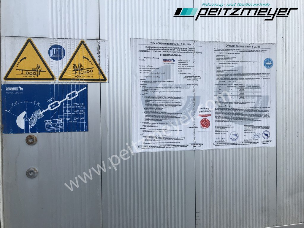 Curtainsider semi-trailer SCHMITZ 3 Achs Pritschenauflieger Speed Curtain, Edscha, RSAB, 2 x Liftachsen Schnell-Schiebepl.: picture 13