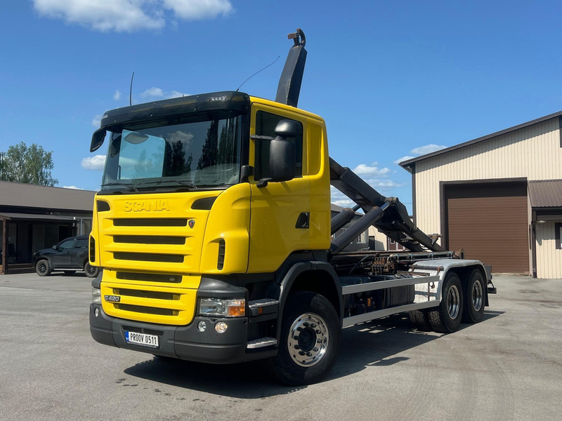 Hook lift truck Scania G420 CB6X4HHZ - FULL STEEL - LOW MILAGE: picture 1
