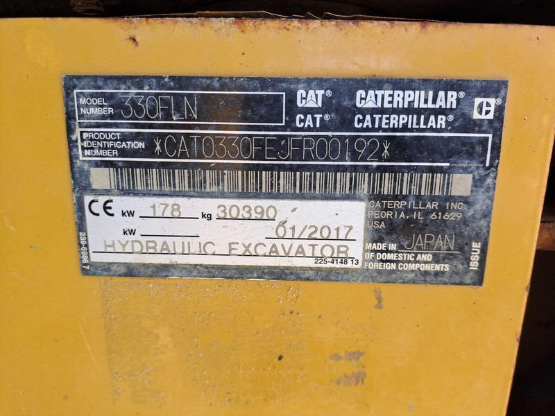 Crawler excavator Cat 330FL N: picture 11