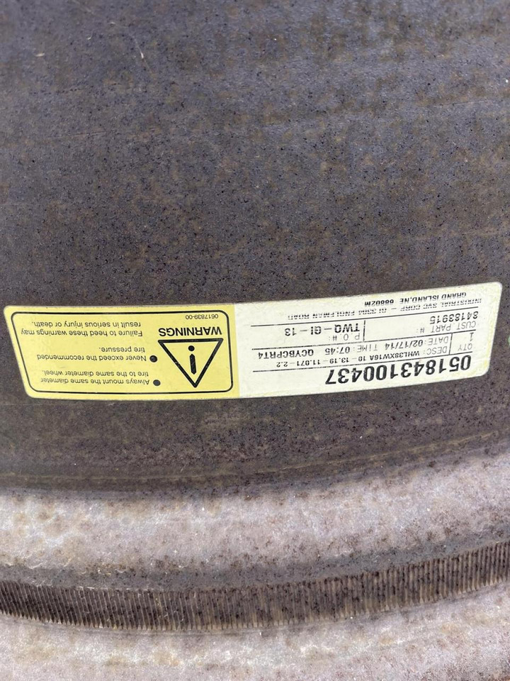 Fendt 16X38 / 10 Loch Felge - Rim: picture 5 Fendt 16X38 / 10 Loch Felge - Rim: picture 5