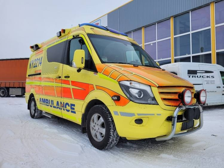 MERCEDES – BENZ SPRINTER 3.0D AMBULANCE (TAMLANS) KLIMA, 11.2016, EURO 6  - Ambulance: picture 1 MERCEDES – BENZ SPRINTER 3.0D AMBULANCE (TAMLANS) KLIMA, 11.2016, EURO 6  - Ambulance: picture 1
