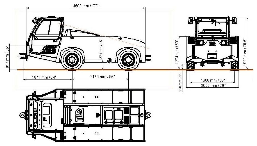 TLD Pushback TMX150-12 - Pushback tractor: picture 2 TLD Pushback TMX150-12 - Pushback tractor: picture 2